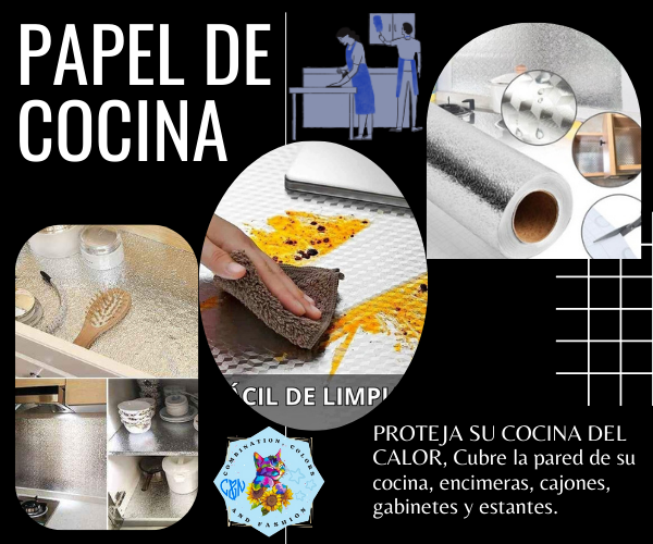 Papel De Cocina Impermeable 16CM*3M