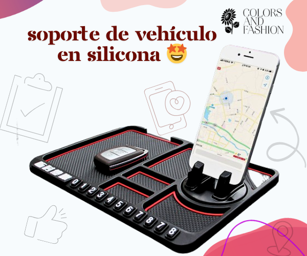 Soporte vehiculo Silicona